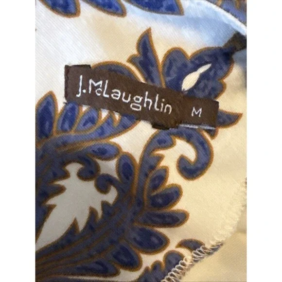 J. McLaughlin Catalina Cloth Dress Womens Size M Preppy Stretch Coastal Vacation - Picture 7 of 10